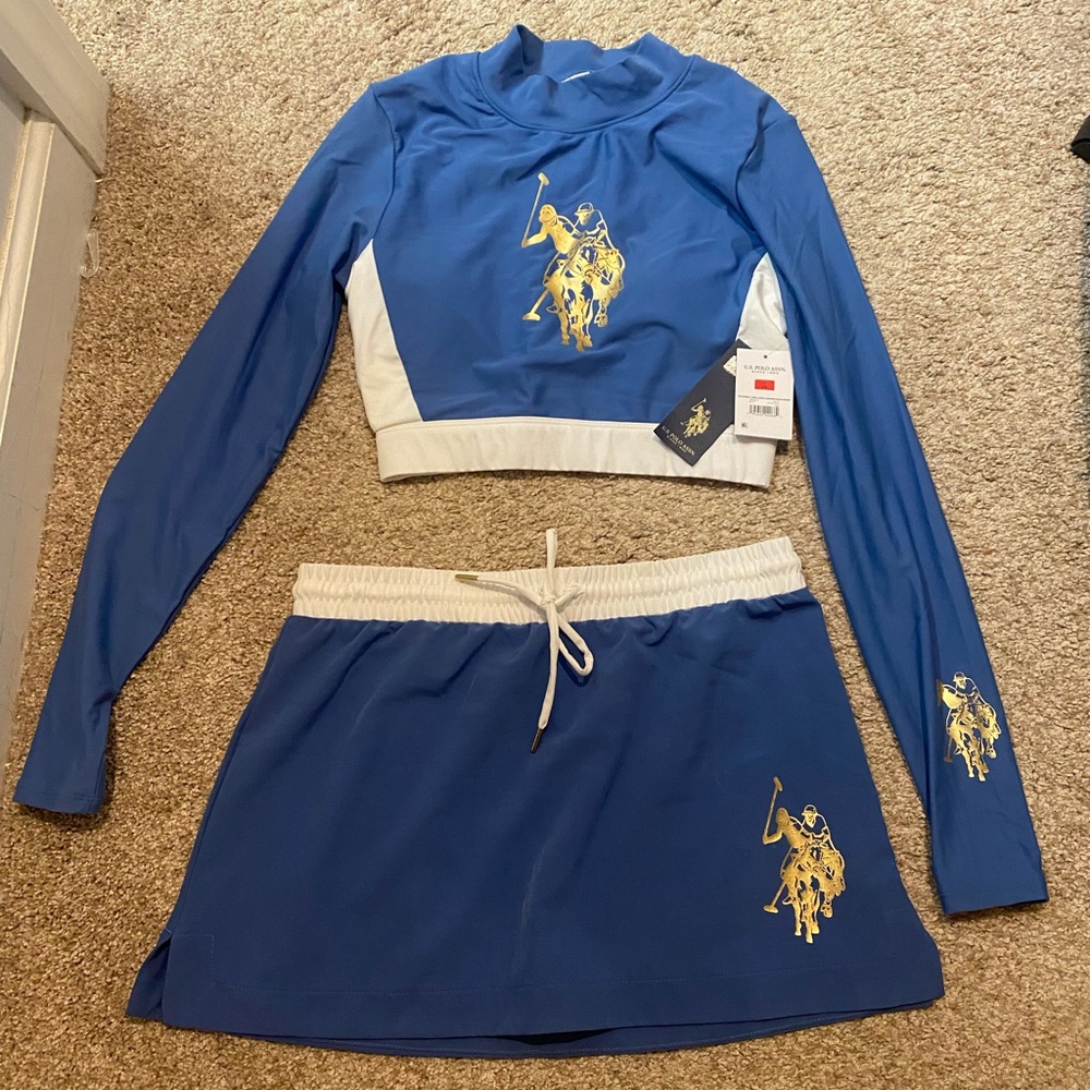 US POLO ASSN. Women’s Rash guard top. NWT.